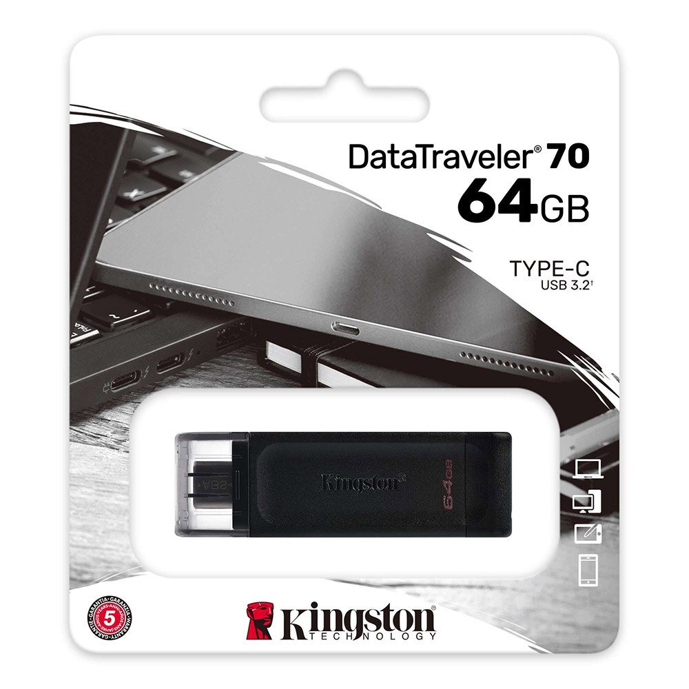 Kingston, USB Flash Drives & RAM, Tech, Data Traveler 70, USB-C, 732761